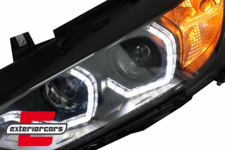 Prednja svjetla Angel Eyes LED DRL (crna) / BMW serije 3 F30 F31 limuzina karavan (10.2011-05.2015), LPBMI8