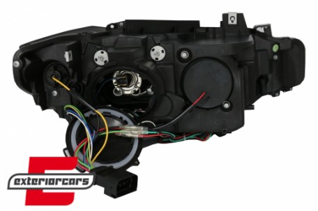 Prednja svjetla Angel Eyes LED DRL (crna) / BMW serije 3 F30 F31 limuzina karavan (10.2011-05.2015), LPBMI8