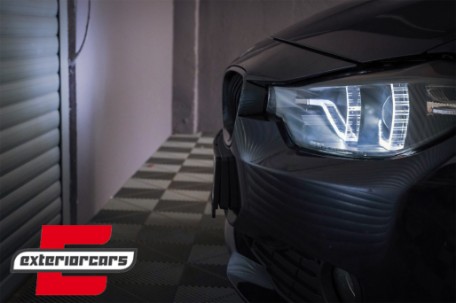 Prednja svjetla Angel Eyes LED DRL (crna) / BMW serije 3 F30 F31 limuzina karavan (10.2011-05.2015), LPBMI8
