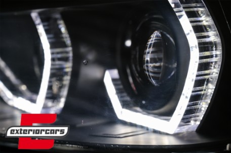 Prednja svjetla Angel Eyes LED DRL (crna) / BMW serije 3 F30 F31 limuzina karavan (10.2011-05.2015), LPBMI8