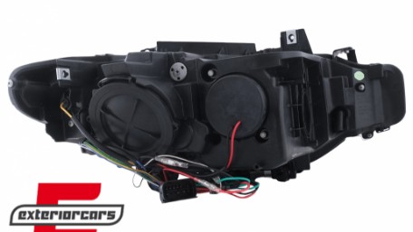 Prednja svjetla Angel Eyes LED DRL (crna) / BMW serije 3 F30 F31 limuzina karavan (10.2011-05.2015), LPBMR2