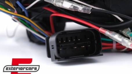 Prednja svjetla Angel Eyes LED DRL (crna) / BMW serije 3 F30 F31 limuzina karavan (10.2011-05.2015), LPBMR2