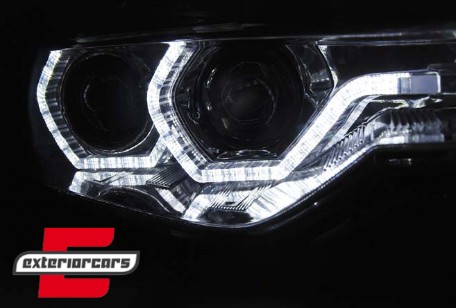 Prednja svjetla Angel Eyes LED DRL Xenon (chrome) / BMW serije 3 F30 F31 limuzina karavan (10.2011-05.2015), LPBMM1