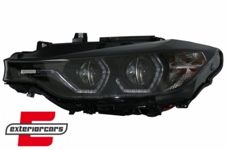 Prednja svjetla Angel Eyes LED DRL Xenon (crna) / BMW serije 3 F30 F31 limuzina karavan (10.2011-05.2015), LPBMM0