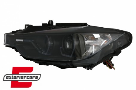 Prednja svjetla Angel Eyes LED DRL Xenon (crna) / BMW serije 3 F30 F31 limuzina karavan (10.2011-05.2015), LPBMM0