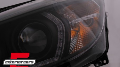 Prednja svjetla Angel Eyes LED DRL Xenon (crna) / BMW serije 3 F30 F31 limuzina karavan (10.2011-05.2015), LPBMM2