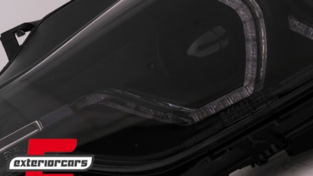 Prednja svjetla Angel Eyes LED DRL Xenon (crna) / BMW serije 3 F30 F31 limuzina karavan (10.2011-05.2015), LPBMM2