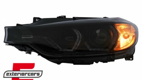 Prednja svjetla Angel Eyes LED DRL Xenon (crna) / BMW serije 3 F30 F31 limuzina karavan (10.2011-05.2015), LPBMM2