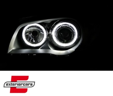 Prednja svjetla Angel Eyes (siva) / BMW serija 1 E81 E82 E87 E88 (2004-2011), LPBMD6