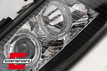 Prednja svjetla Angel Eyes Xenon (crna) / Audi A6 4B C5 (2001-2004), LPAU84