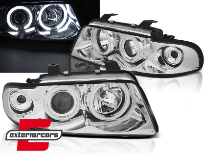 Prednja svjetla CCFL Angel Eyes (chrome) / Audi A4 B5 (1994-12.1998), LPAUD6