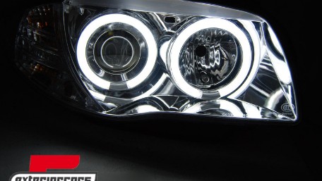 Prednja svjetla CCFL Angel Eyes (chrome) / BMW serije 1 E87 E81 E82 E88 (2004-2011), LPBMM5