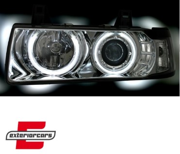 Prednja svjetla CCFL Angel Eyes (chrome) / BMW serije 3 E36 (12.1990-08.1999), LPBM67