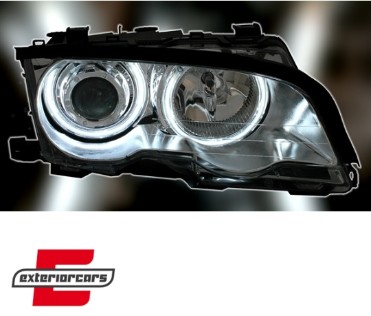 Prednja svjetla CCFL Angel Eyes (chrome) / BMW serije 3 E46 Coupe Cabrio (04.1999-03.2003), LPBMB6