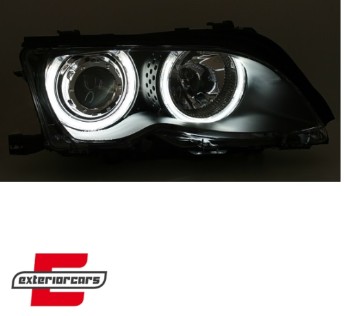 Prednja svjetla CCFL Angel Eyes (chrome) / BMW serije 3 E46 Facelift limuzina karavan (2001-2005), LPBM31