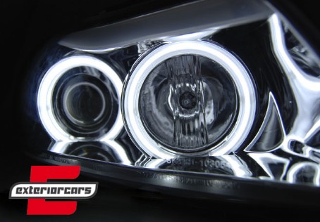 Prednja svjetla CCFL Angel Eyes (chrome) / BMW serije 3 E90 limuzina E91 karavan (03.2005-08.2008), LPBMH6