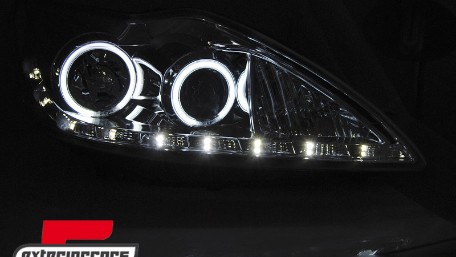 Prednja svjetla CCFL Angel Eyes (chrome) / Ford Focus (02.2008-2010), LPFO82