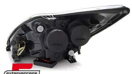 Prednja svjetla CCFL Angel Eyes (chrome) / Ford Focus (02.2008-2010), LPFO82