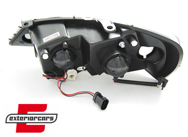 Prednja svjetla CCFL Angel Eyes (chrome) / Opel Astra G (1997-2004), LPOPA4