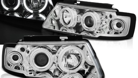 Prednja svjetla CCFL Angel Eyes (chrome) / Volkswagen Passat B5 3B (11.1996-08.2000), LPVWN9