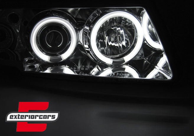 Prednja svjetla CCFL Angel Eyes (chrome) / Volkswagen Passat B5 3B (11.1996-08.2000), LPVWN9