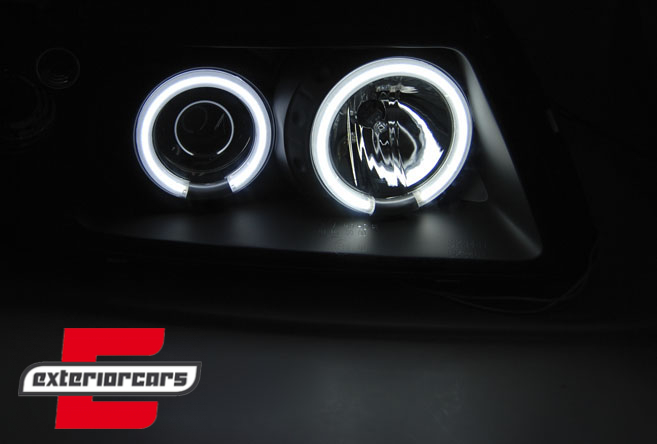 Prednja svjetla CCFL Angel Eyes (crna) / Audi A3 (1996-2000), LPAUD9