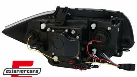 Prednja svjetla CCFL Angel Eyes (crna) / BMW serije 1 E87 E81 E82 E88 (2004-2011), LPBMM6