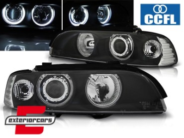 Prednja svjetla CCFL Angel Eyes (crna) / BMW serije 5 E39 (09.1995-06.2003), LPBME8