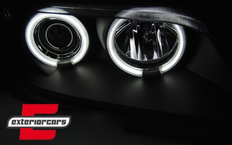 Prednja svjetla CCFL Angel Eyes (crna) / BMW Z3 (1996-2002), LPBMI1