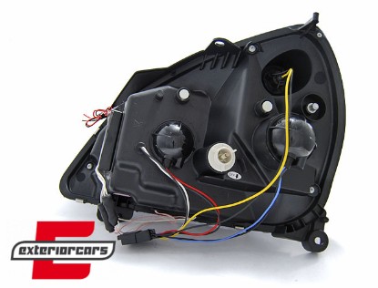 Prednja svjetla CCFL Angel Eyes (crna) / Renault Clio II (2001-2005), LPRE34