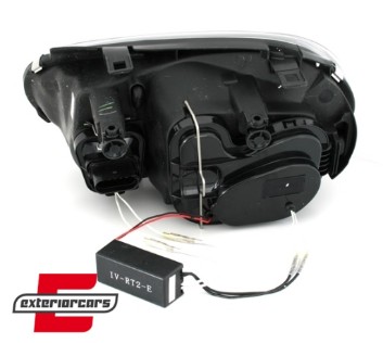 Prednja svjetla CCFL Angel Eyes (crna) / VW Golf 4 (1997-2005), LPVWN8