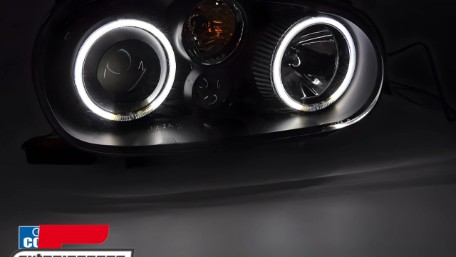 Prednja svjetla CCFL Angel Eyes (crna) / VW Golf IV 4 (1997-2006), LPVWY9