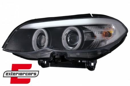 Prednja svjetla CCFL Angel Eyes Xenon (crna) / BMW X5 E53 LCI (2003-2006), LPBMD1