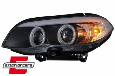 Prednja svjetla CCFL Angel Eyes Xenon (crna) / BMW X5 E53 LCI (2003-2006), LPBMD1