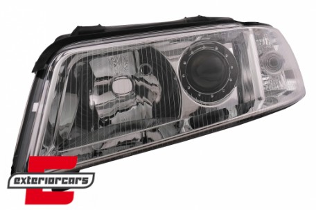 Prednja svjetla (chrome) / Audi A4 B5 Facelift (01.1999-11.2000), LPAU04