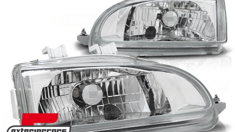 Prednja svjetla (chrome) / Honda Civic hatchback (1991-1995), LPHO14