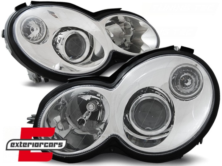 Prednja svjetla (chrome) / Mercedes C klasa Sportcoupe CL203 (2000-2008), LPME61
