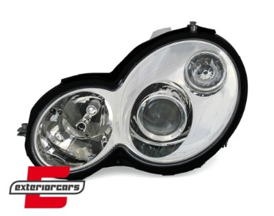 Prednja svjetla (chrome) / Mercedes C klasa Sportcoupe CL203 (2000-2008), LPME61