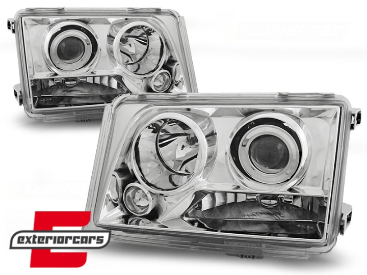 Prednja svjetla (chrome) / Mercedes E klasa W124 S124 C124 A124 (04.1993-1995), LPME48