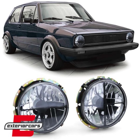 Prednja svjetla (chrome) / VW Golf 1 (1974-1993), LPVW16