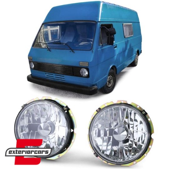 Prednja svjetla (chrome) / VW T2 (1973-1979) T3 (1979-1992) LT (1975-1985), 10623_3