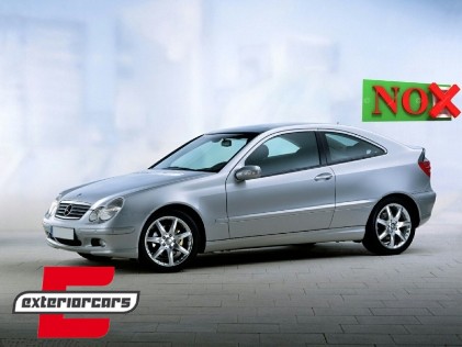 Prednja svjetla (crna) / Mercedes C-klasa W203 limuzina S203 karavan (2000-03.2004), LPME81