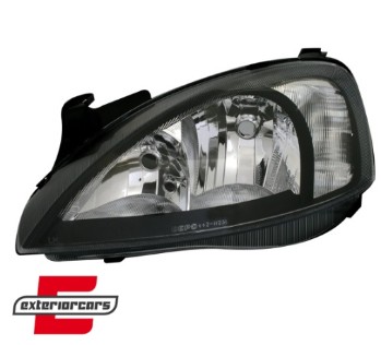 Prednja svjetla (crna) / Opel Corsa C (2000-2006), LPOP30