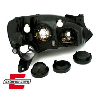 Prednja svjetla (crna) / Opel Corsa C (2000-2006), LPOP30