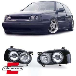 Prednja svjetla (crna) / VW Golf 3 (1991-1997), 12643