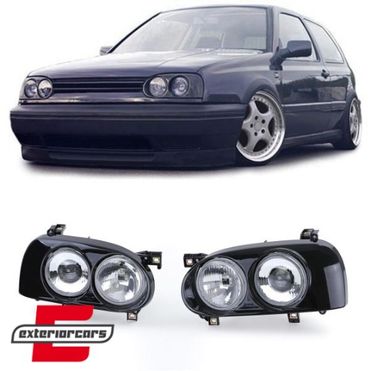 Prednja svjetla (crna) / VW Golf 3 (1991-1997), 12643