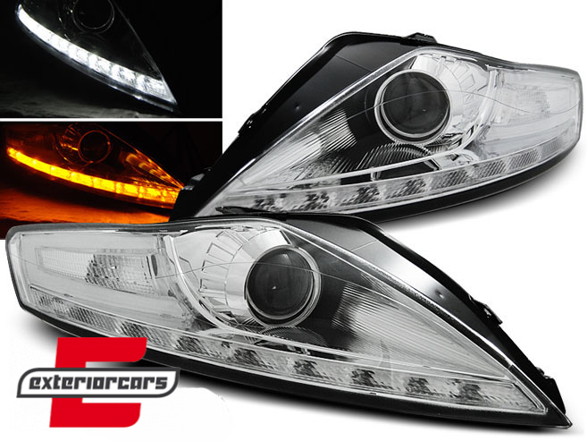 Prednja svjetla DayLight LED žmigavci (chrome) / Ford Mondeo (2007-2010), LPFO54