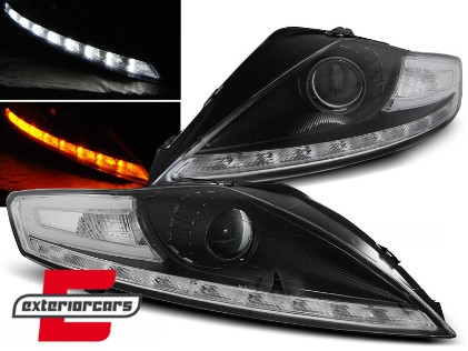 Prednja svjetla DayLight LED žmigavci (crna) / Ford Mondeo (2007-2010), LPFO55