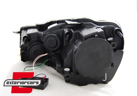 Prednja svjetla dvostruki True DRL (crna) / Volkswagen Golf 6 (10.2008-2012), LPVWI7