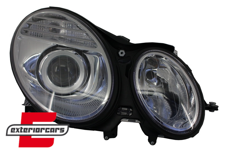 Prednja svjetla Facelift look Xenon (chrome) / Mercedes E-klasa W211 S211 (2002-04.2006), LPME56
